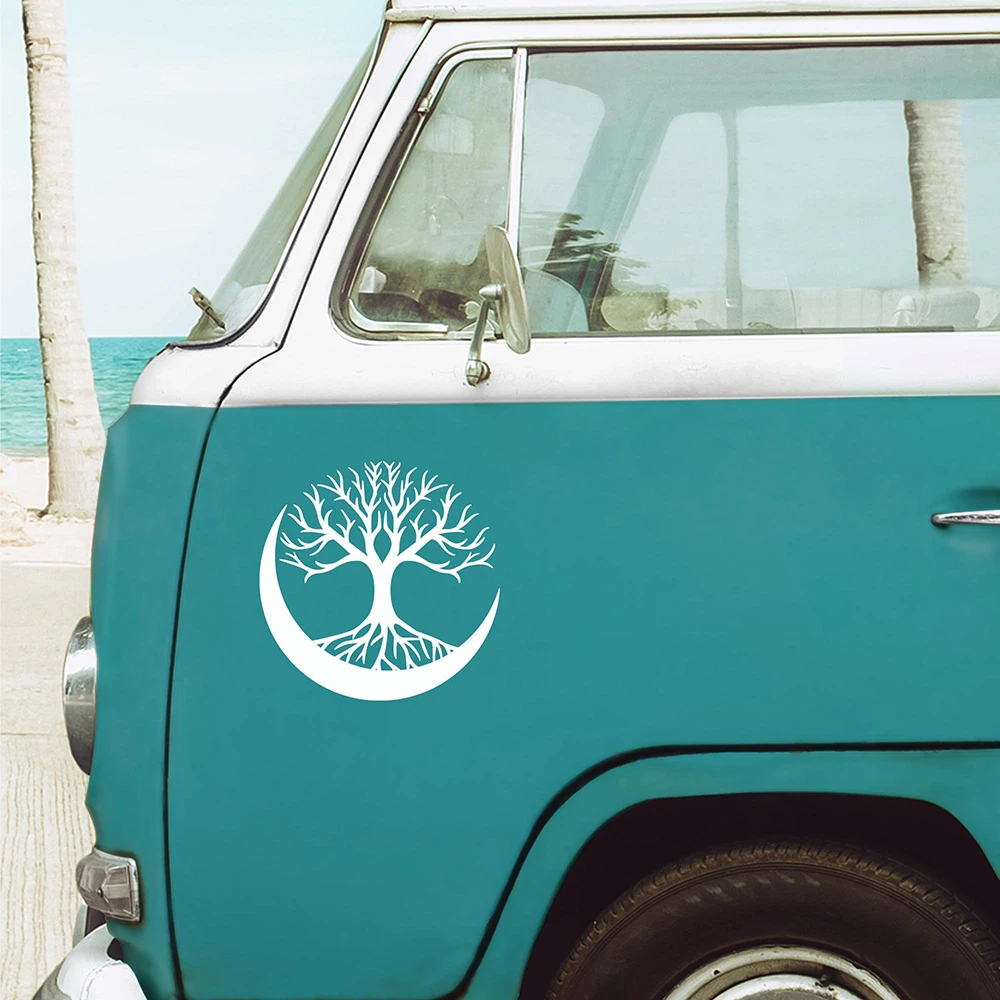 

Автомобильные наклейки «Древо жизни» Ван Rv Caravan Pagan Yggdrasil Эзотерические наклейки Виниловые аксессуары Детали тюнинга