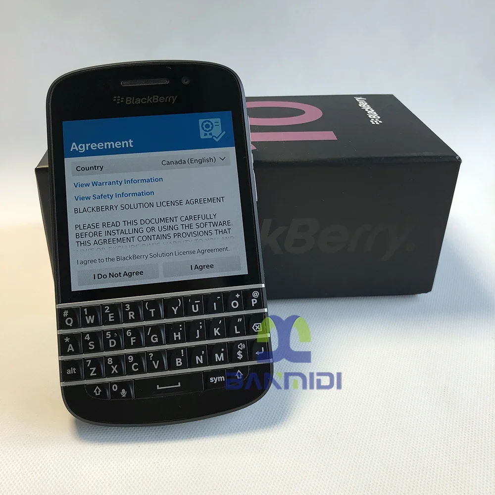 BlackBerry Q10 هاتف محمول أصلي غير مقفول 8MP 4G LTE WIFI بلوتوث الإنجليزية العربية QWERTY لوحة المفاتيح الهاتف الذكي