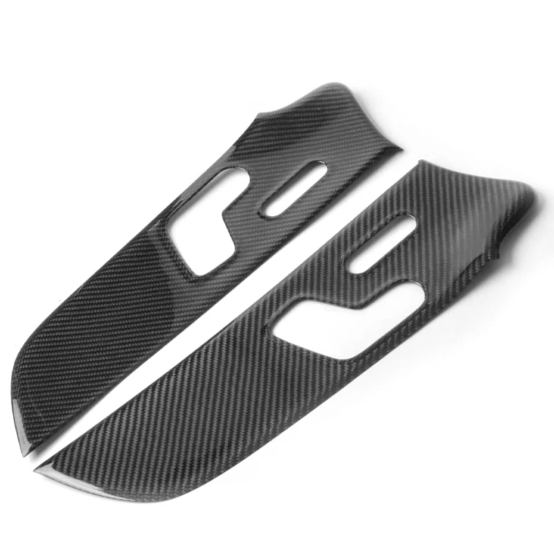 Real Carbon Fiber For Mercedes Benz A CLA Class W177 V177 C118 W118 CLA45 A35 A45 2020 Car Side Door Seat Panel Cover Trim