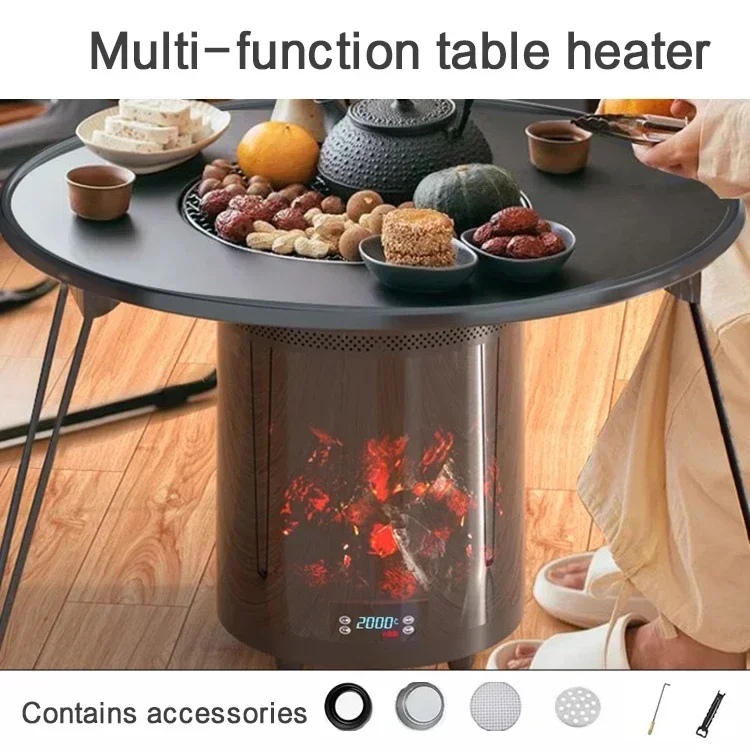 modern novel design 3 in 1 Multi-function table electrical room heater portable water heater