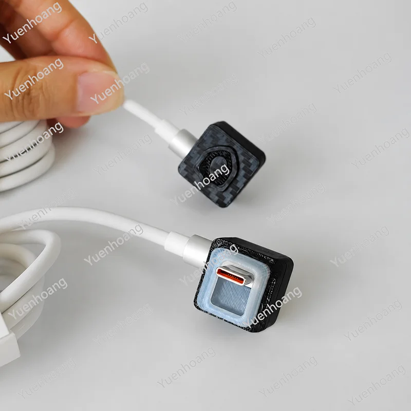 For DJI Action 3/4/5Pro/6 1‑Meter‑Long Waterproof Charging Cable with Type-C Port Side‑Cover Protective Lid Camera Accessories