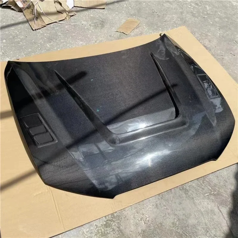 

2013-2018 A6L Upgrade to RS6 Carbon Fiber Engine Hood Bonnet Sedan Car Carbon Bonnet Front Engine Hood Cover
