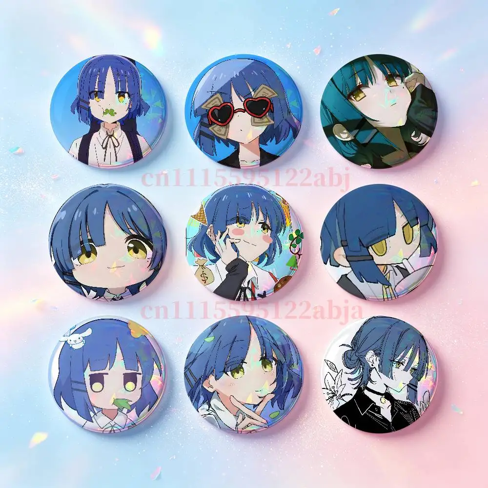 R-Ryo Yamada B-BOCCHI THE ROCK Badges Round Nijigen Otaku Culture IP peripheral products 58mm 44mm 32mm 75mm 25mm Mini