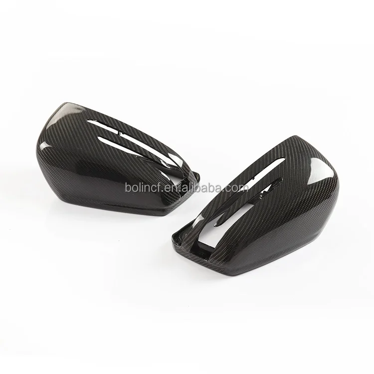 Carbon Fiber Rear View Side Door Mirror Covers for Mercedes Benz A B C S CLA GLK class W117 W176 W204 W212 X156  W221