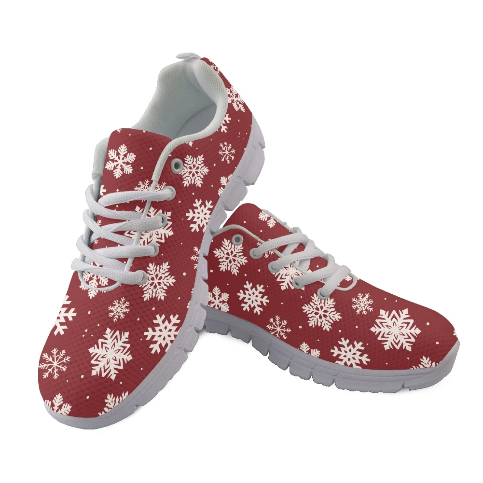 Coloranimal Snowflake Comfortable Sneaker Outdoor Walking Shoes Fitness Footwear for Men Mens