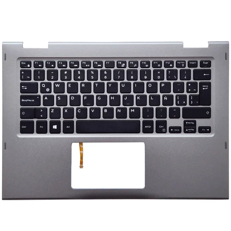 New Original Laptop Palmrest English US Latin For Inspiron 13 5368 5378 5379 keyboard P69G with Backlit Upper Case 0JCHV0 - Image 3