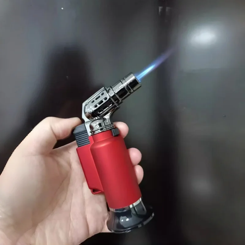 

New Big Firepower Jet Flame Lighter Butane Gas Lighter Outdoor BBQ Kitchen Cooking Welding Torch Flame Gun Cigarette Tool
