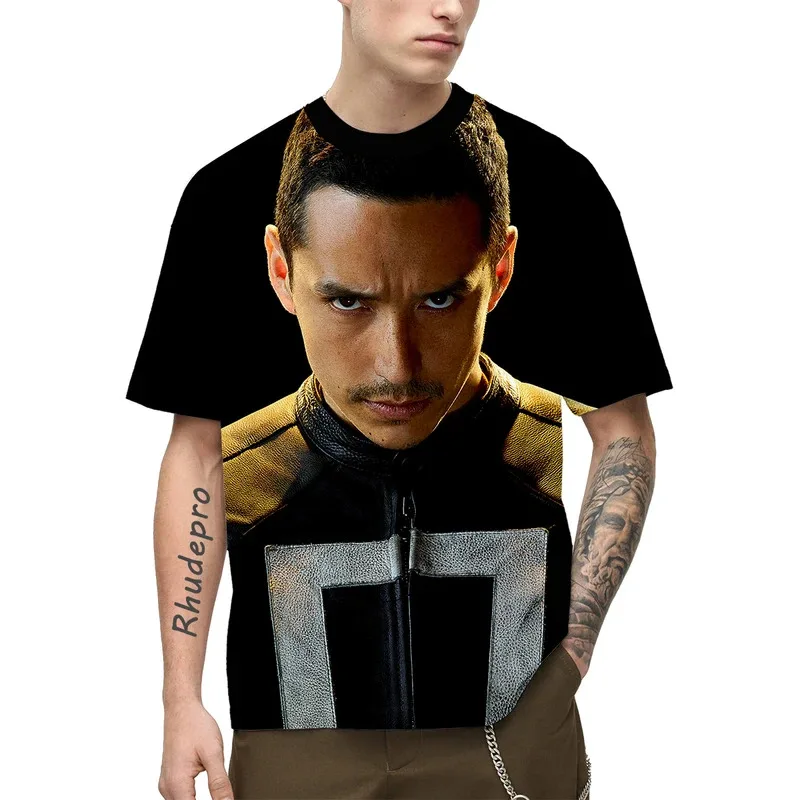 Miniso 여름 티셔츠 닥터 스트레인지 만화 애니메이션 영화 3D 인쇄 streetwear 남성 여성 패션 오버 사이즈 셔츠 탑 의류