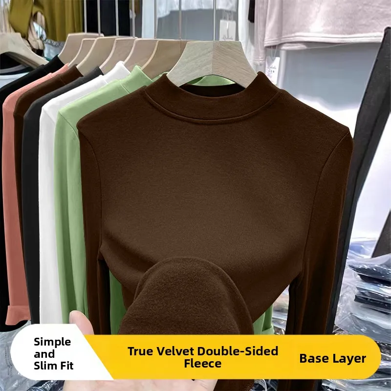 Dwustronna Kamera Mid-Ne Piękna Podstawa irt Damska Nowość Jesień Zima 2024 Ekskluzywna Sensacja Super Przystojna Inne...