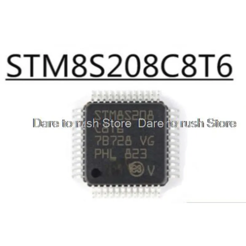 

10pcs New STM8S208C8T6 STM8S208CBT6 STM8S208R8T6 STM8S208RBT6 STM8S208C6T6 LQFP