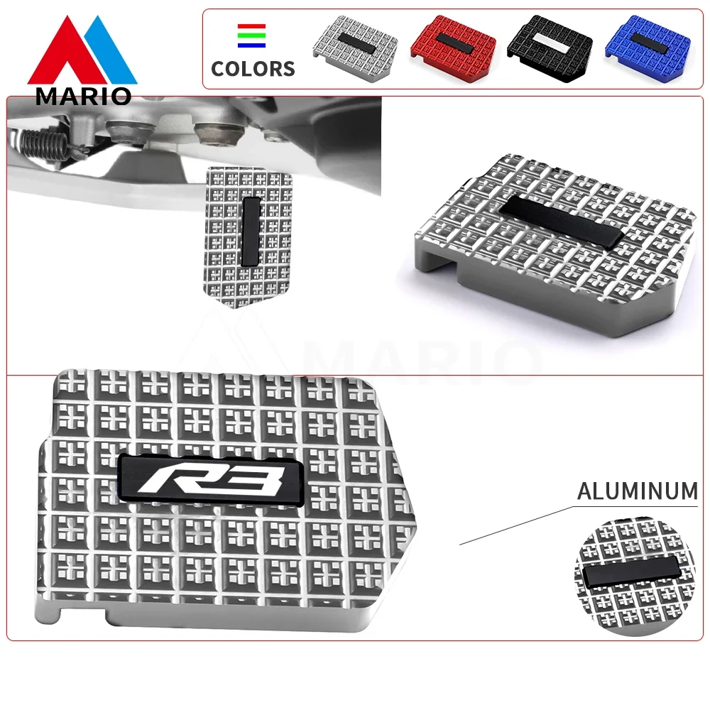 

Motorcycle Accessories For Yamaha YZF R3 R25 YZFR3 YZFR25 2015-2023 Foot Brake Lever Extension Pedal Step Plate Enlarge Extender