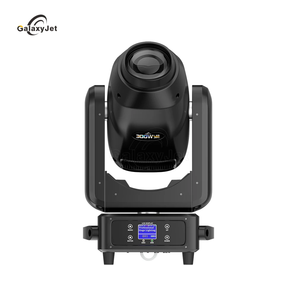 Imagem -02 - Galaxyjet-led Moving Head Light Zoom Beam Spot e Wash Flight Case Efeito Frost para Barras Discotecas Concerto 300w 3in 1