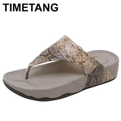 TIMETANGSandals High quality summer lady shoes Sexy beach bottom thick breathable open toe for womenE068