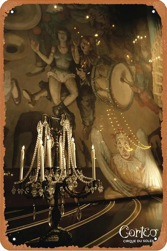 Cirque du Soleil - Corteo Movie Poster Retro Metal Sign Vintage TIN Sign for Plaque Cafe Bar Home Wall Decor Art Sign Gift  sign