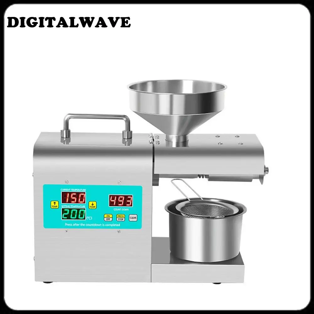 220V/110VLinseed Olive Kernel Stainless Steel Intelligent Temperature Control Oil Press  RG-311/RG-312 Hot and Cold Oil Press