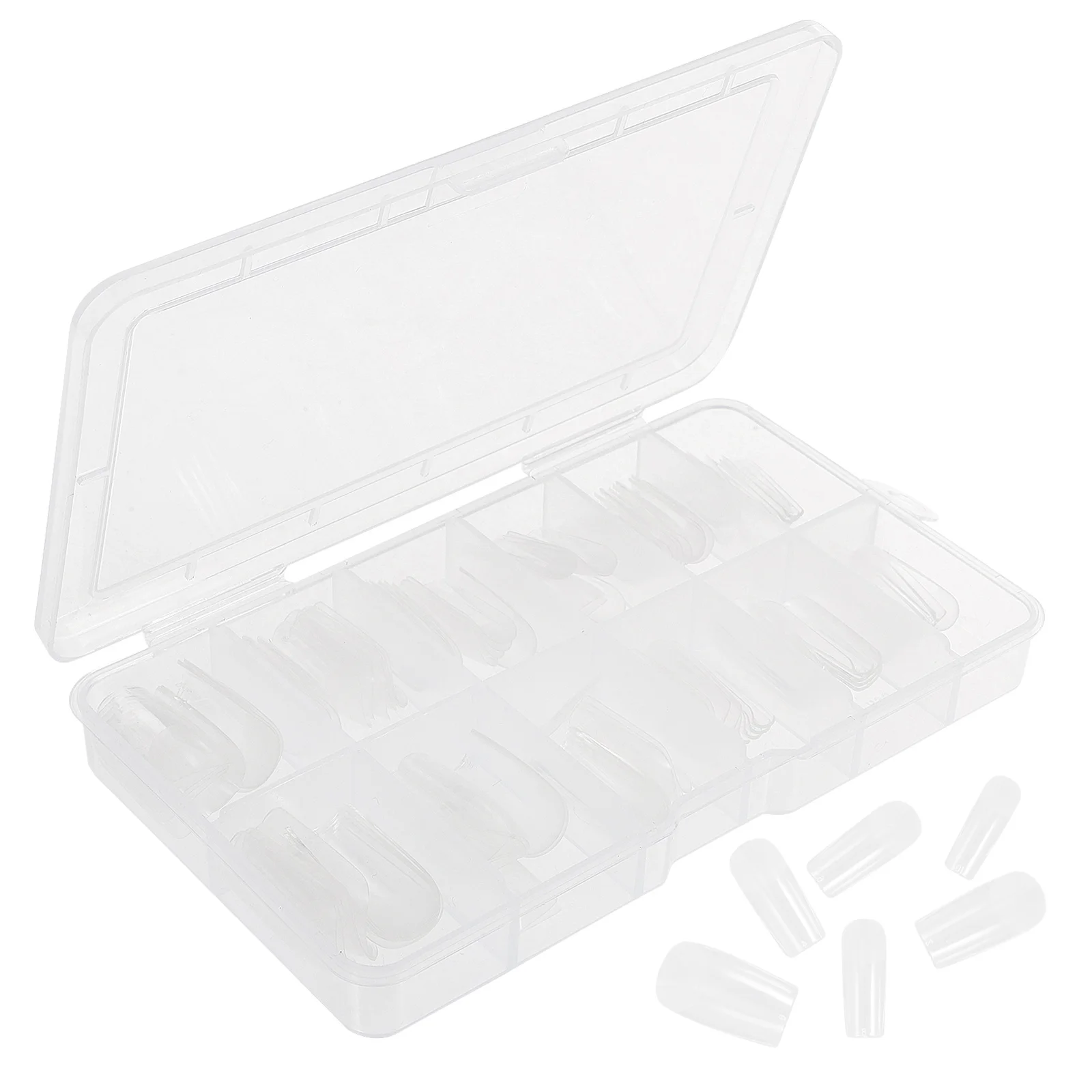

120Pcs Clear Transparent False Nail Tips Ultra Thin Lightweight Press on Nails Perfect for Nail Salon Home Use