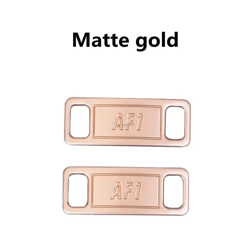 1 Paar AF1 Diamant Schuh Charms Mode Schnürsenkel Schnalle Qualität Metall Schnürsenkel Dekorationen Chapa Air Force One Schuhe Zubehör