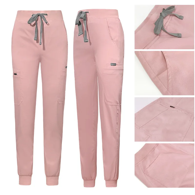 Комфортные наборы скрабов с воротником-стойкой — рабочая униформа унисекс для косметических клиники и ухода за кожей