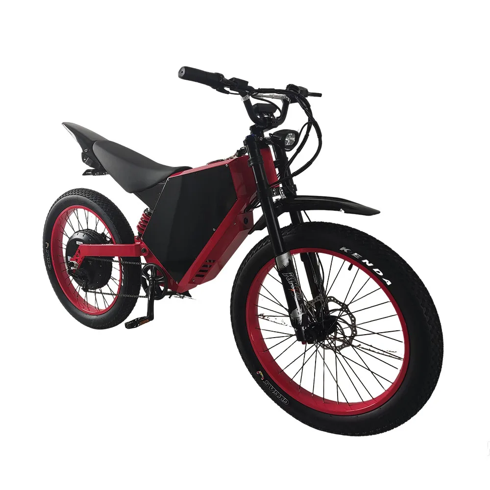 15000W High Power Electric Dirt Bike 72V 75Ah Lithium Battery Off-Road Ebike 26*4.0 Fat Tire Mountain Electric Bicycle
