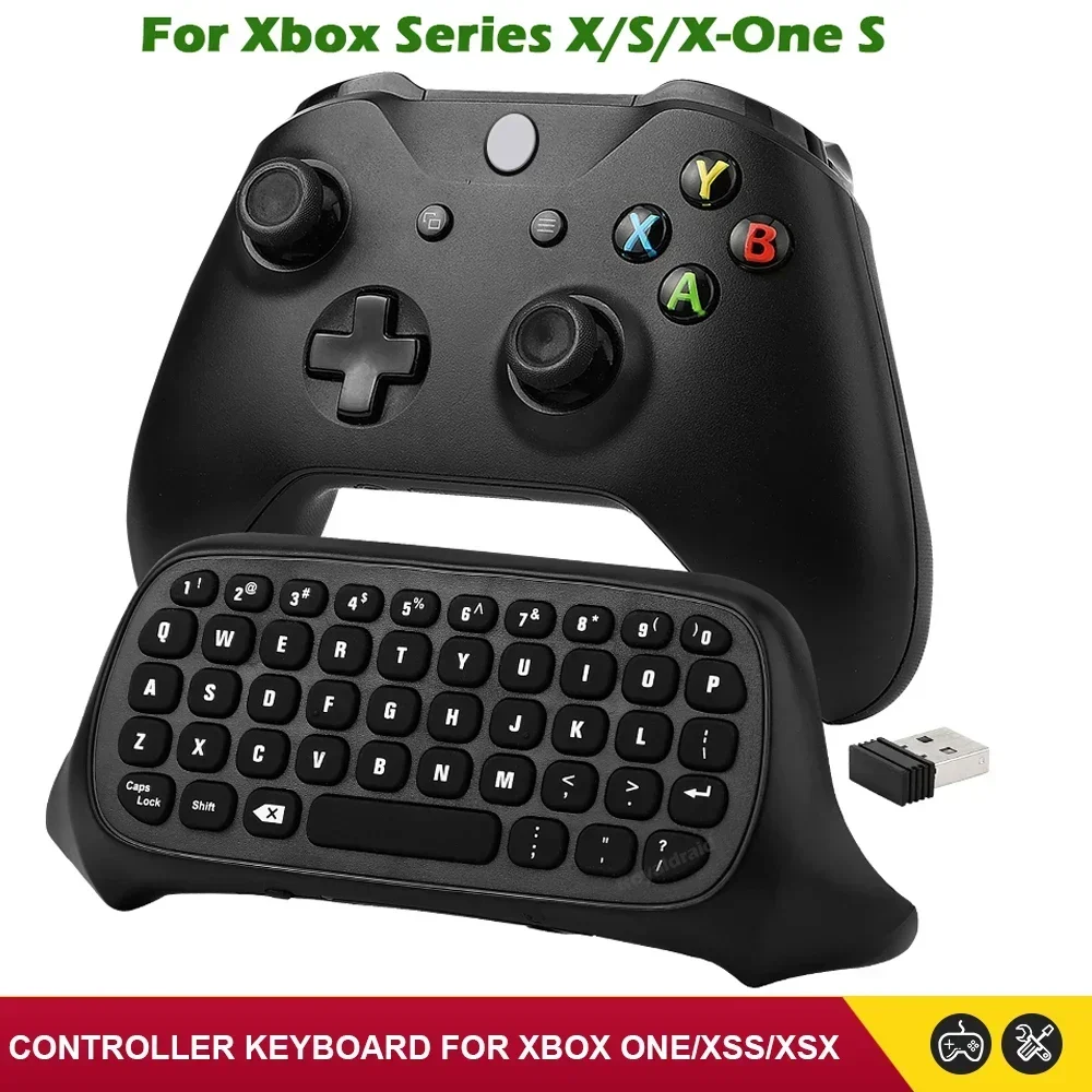 For Xbox Series S/X/One/One S X Wireless Chatpad Gaming Keypad Controller Keyboard With USB Receiver With 3.5mm Audio Jack - view 6