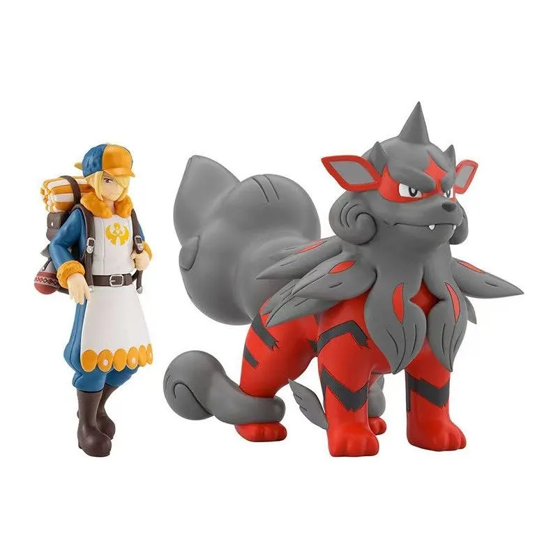 Originele BANDAI Pokemon Figuren Hisui Volus Arcanine PVC Anime Actie Collecties Model Speelgoedfiguren