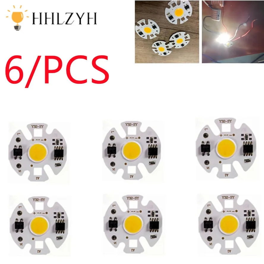 Ampoule LED COB AC 220/240V, IP65, IC Intelligent, Pas Besoin de Pilote, Perle de Lampe 3/5/7/9/10/12W, DIY, Projecteur, Puce d'Extérieur