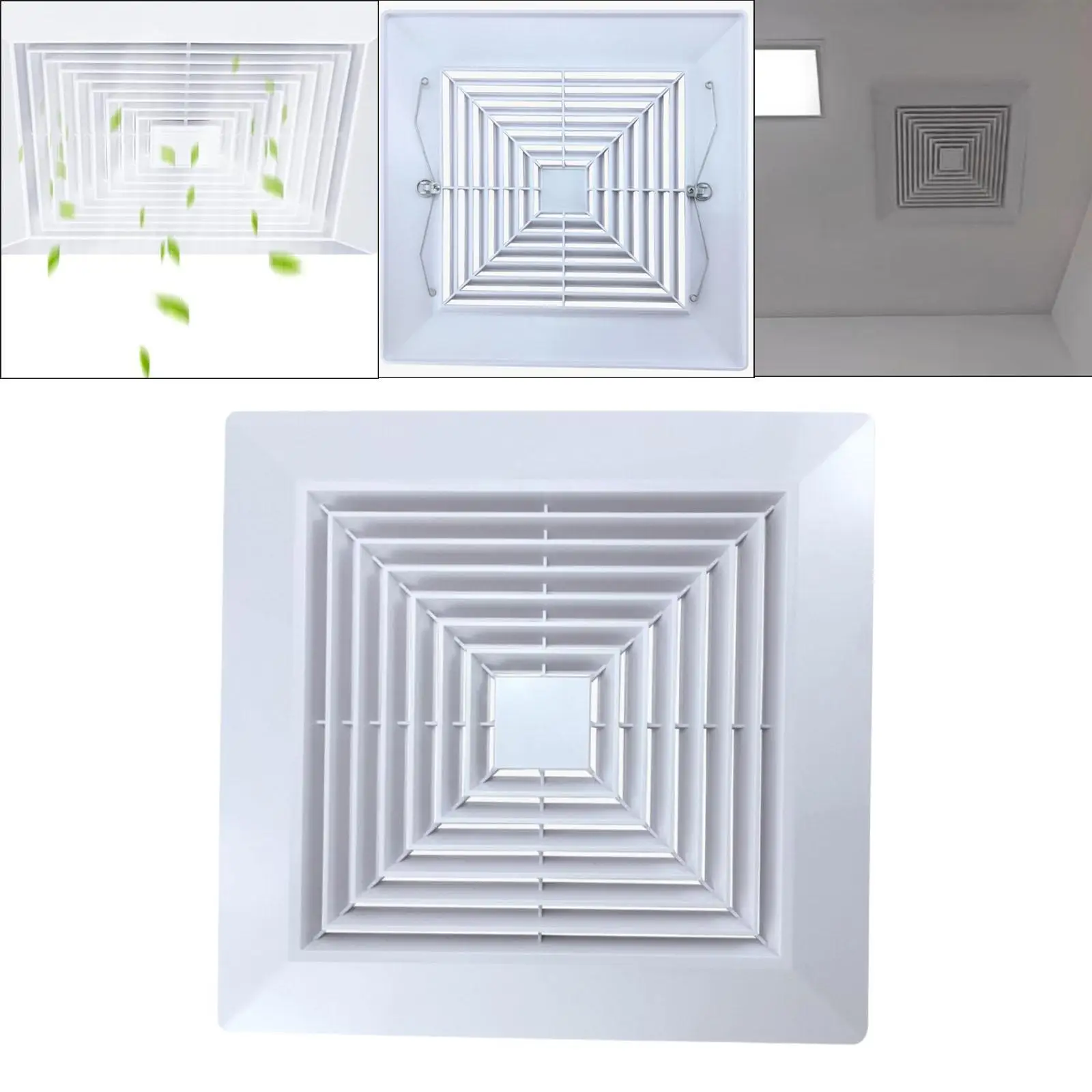 Bathroom Exhaust Fan Grille with Spring Clip for Kitchen Living Room Factory