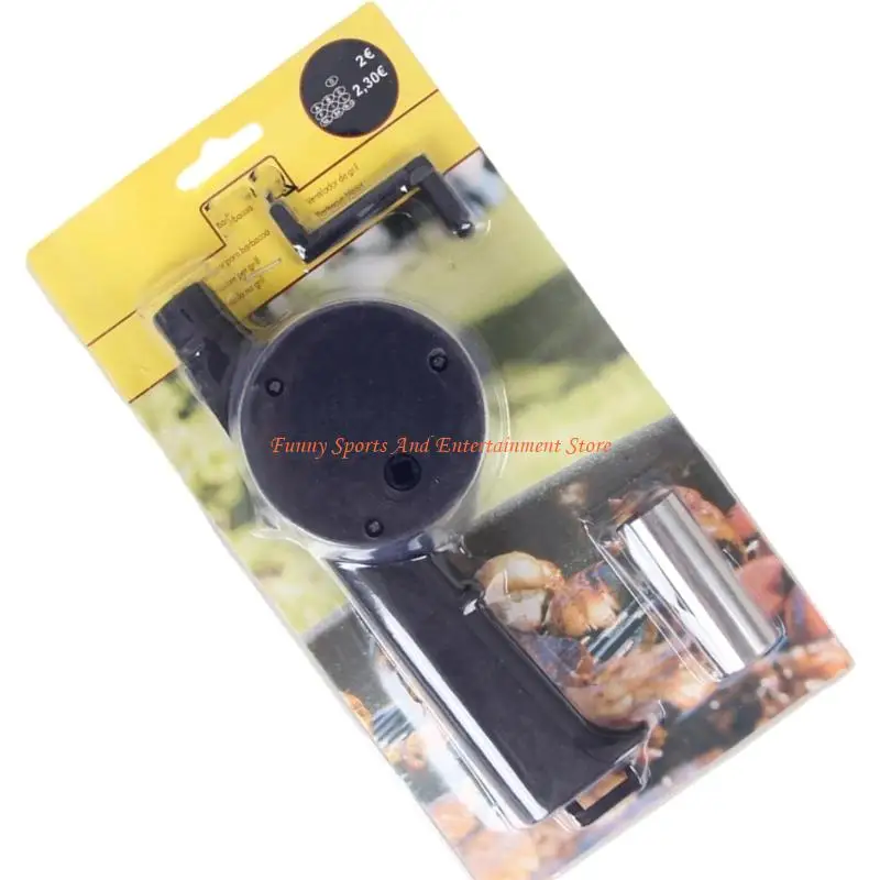 C4DE Heat Resistant Manual Blower Outdoor Cooking Air Pumps Manual Cranks Operations