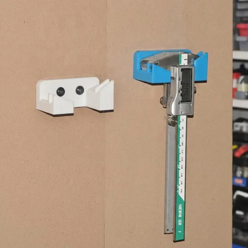 [C] PLA Digital Caliper Wall Mount Hanger Stable Non Slip Easy Install For Workshop Garage Tool Storage Rack For Tape Measure