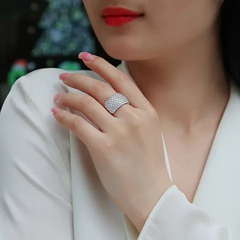 8 best sales पेव रिंग - №5