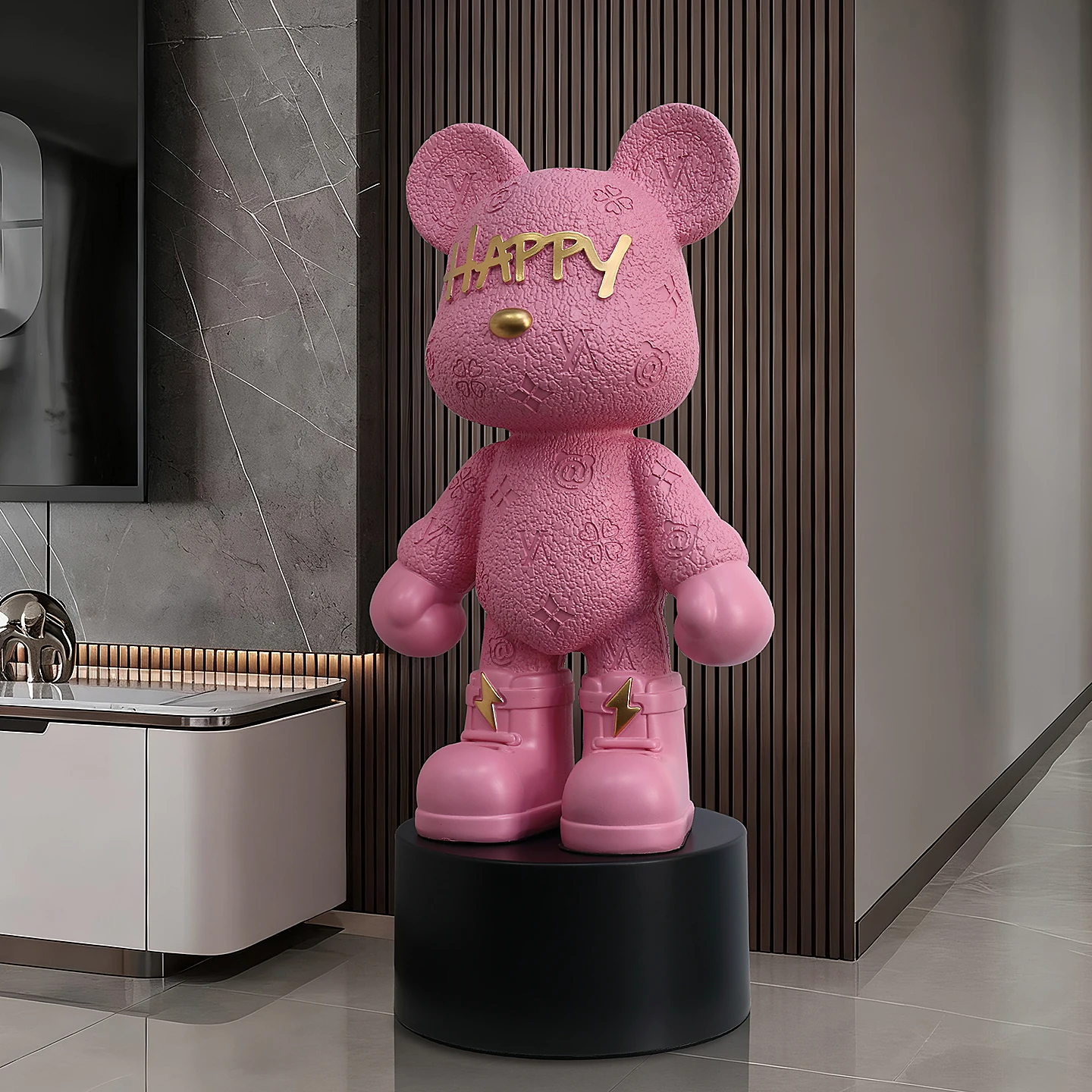 

Большая напольная копилка, современный матовый декор для гостиной, тумба под ТВ, декоративные аксессуары для дивана, роскошные изделия ручной работы из смолы