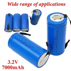 1-6pcs SUYIJIA 3.2V 32700 7000mAh LiFePO4 Battery 35A Continuous Discharge Maximum 55A High Power Battery+DIY Nickel Sheets