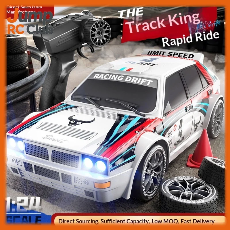 

SG204PRO 1:24 Scale RC Remote Control Car, 4WD High-Speed Drift Racing Toy, Professional Off-Road Vehicle for Kids and Adults