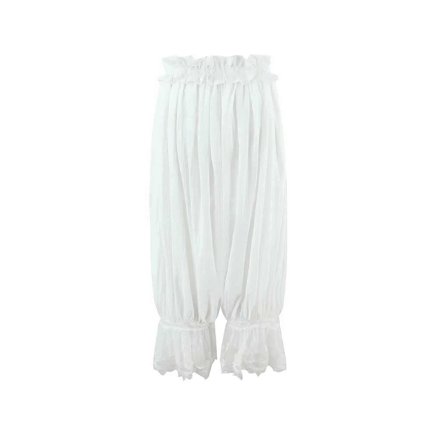 Faionable فضفاض الدانتيل المشذبة السراويل النسائية تنوعا Personali شتاء 2025 وصول جديد سراويل تقليدية بواسطة Z #4