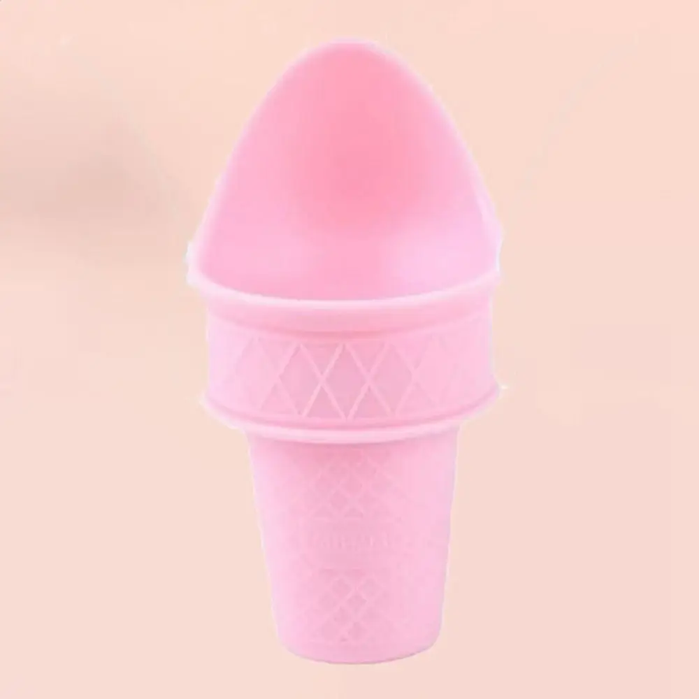 Sustainable Freezable Silicone Snow Cone Rack Food Grade Reusable Ice Cream Cone Holder Odorless Food Cone Holder