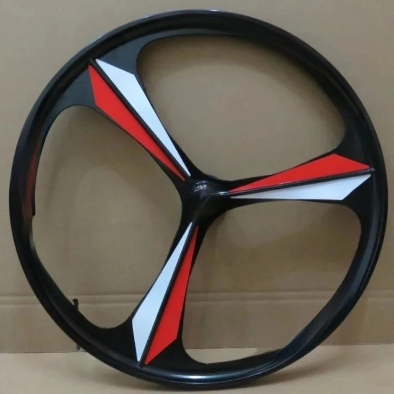 عجلات متكاملة للدراجة ثلاثية مقاس 24 أو 26 بوصة، وعجلات جبلية من سبائك المغنيسيوم، وعجلات متكاملة من سبائك المغنيسيوم خفيفة للغاية