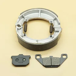 For Kawasaki VN800 Vulcan 800 1995-2005 EN400 Vulcan 400 1990-1992 Motorcycle Front Brake Pad Rear Brake Shoe Kit Set