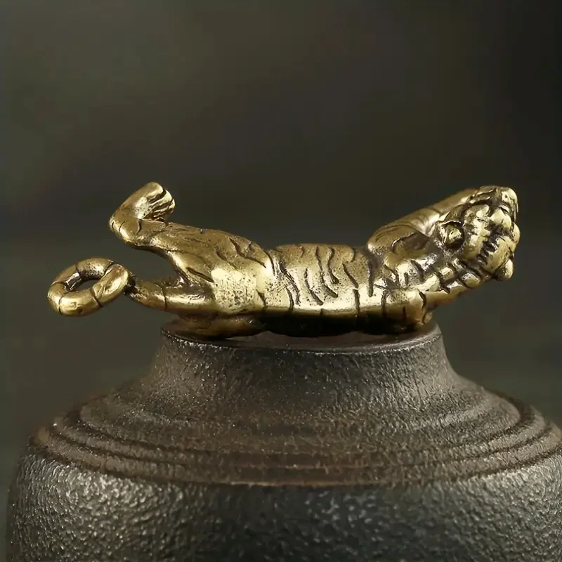 Brass Tiger Figurine Collectib - Vintage Collectible Figurines review and price