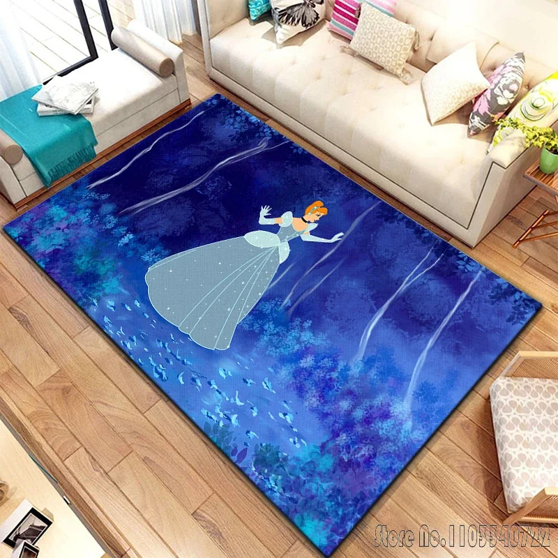 Anime A Cinderella Cartoon Rug Carpets 120x160cm Decor for Living Room Children's Bedroom Sofa Bathroom Kids Floor Mat