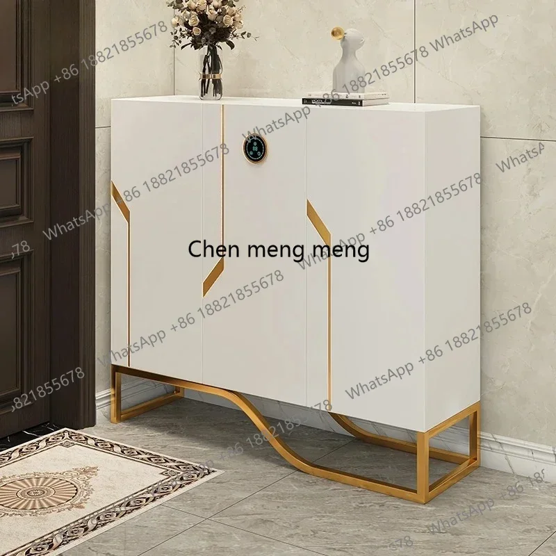 A49Nordic modern shoemaker organizer home furniture liquidation Wooden shoe rack Closet ready for assembly modular shoe rack