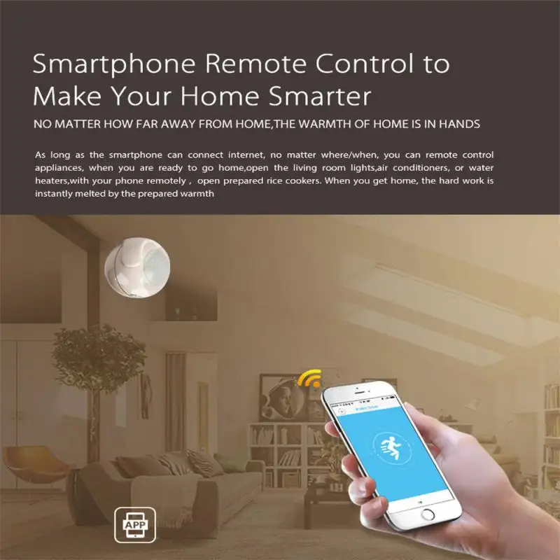 Tuya PIR Motion Sensor Wifi Movement Detector Infrared Human Presence Sensor Smart Life APP Wireless Home Security System