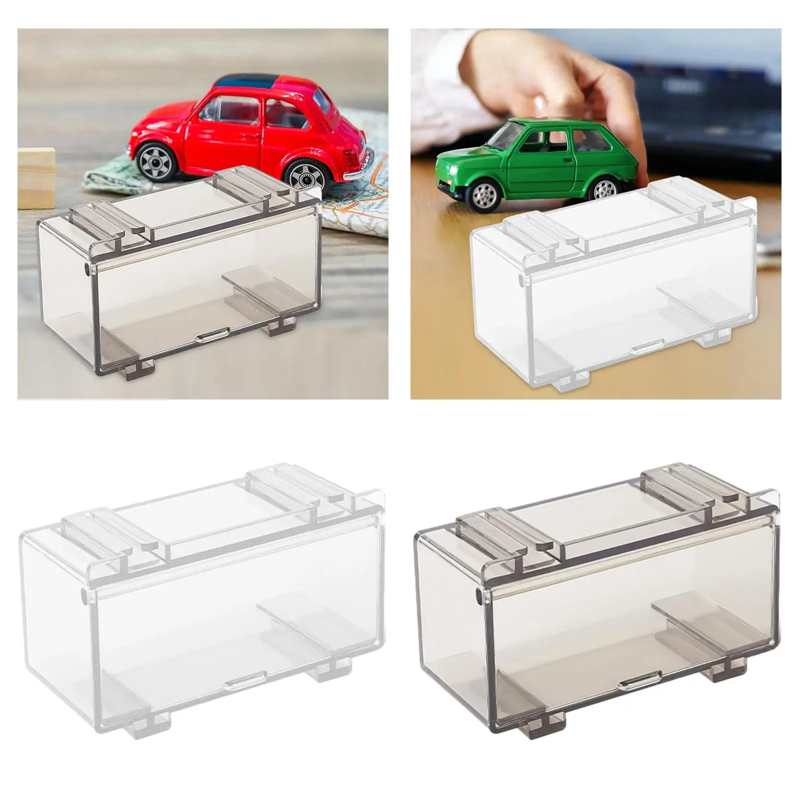 Caja de exhibición para coche, escaparate de almacenamiento, protección duradera, modelo de almacenamiento para coche