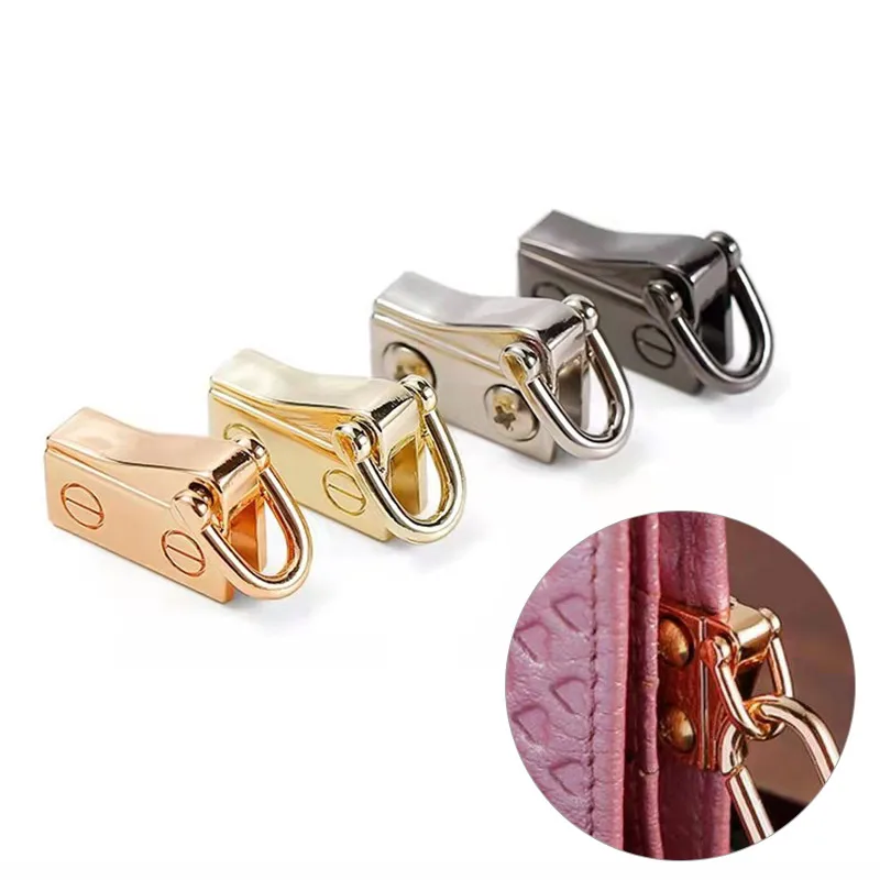 

1PC For Bag Purse Strap Bag Side Metal Anchor Link Bag Side Edge Buckle Anchor Gusset With D Rings Clamps Hardware Hanger