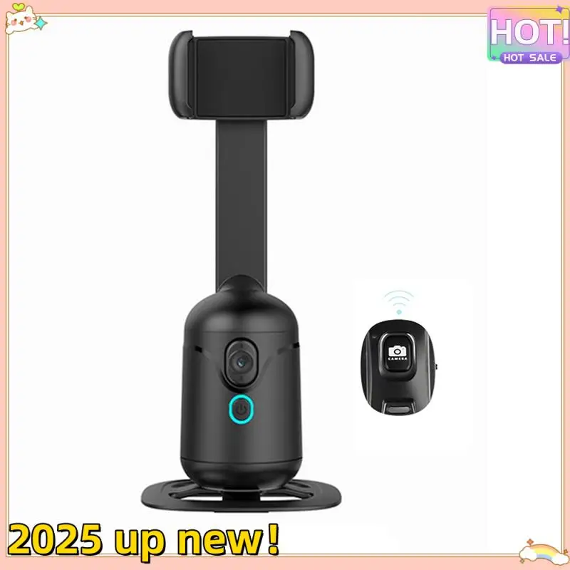 

Штатив с автоматическим отслеживанием лица Delicate Texture-Smart AI Gimbal, 360° ° Вращающийся с дистанционным управлением и управлением жестами для видеозаписи, Tikt