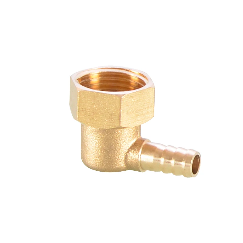 1/2 Inch Female Barb Elbow 4/6/8/10mm Brass Pipe Fittings Adapter DN15 Copper Pagoda Elbow Connector Union Jointer Accessories