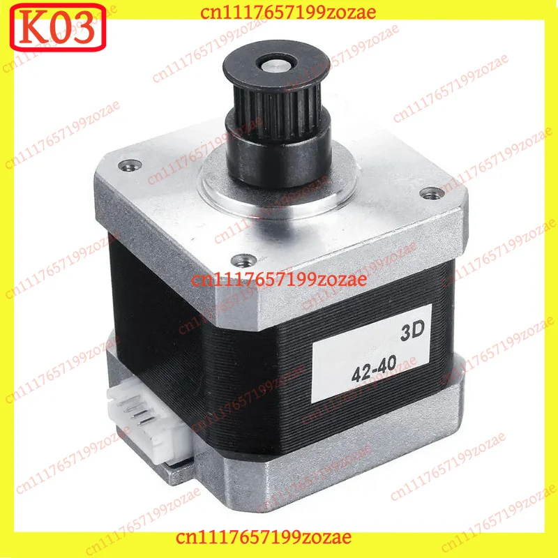 k3 42-40 Stepper Motor with 2GT-20 Pulley, Compatible for Creality Ender 3 CR-10 3D Printer Parts