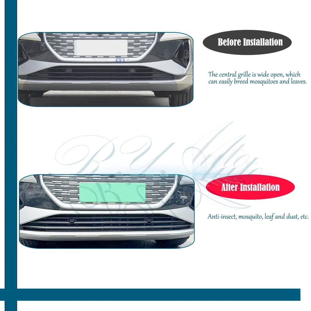 Car Grille Mesh For Audi Q4 e-tron F4 2022 2023 2024 2025 2026 Anti-dusty Pad Air Intake Insect Net Grille Dust Auto Accessories view 4