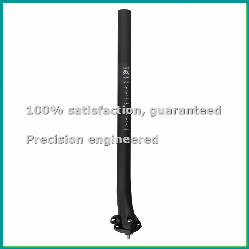 

Carbon Fiber Seat Post 27.2mm Mountain/Road Bike Seatpost Matte Bicycle Parts 400mm-ANKL