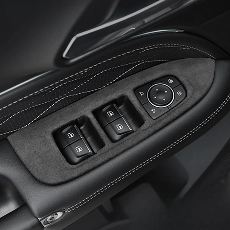 For Tank 300 ABS Top Suede Alcan Tara Door Button Panel Decorative Frame Interior Patch