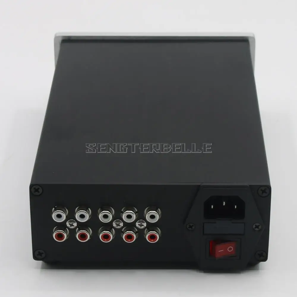 CS3310 HiFi Audio Remote Control Volume Controller Preamplifier 4 IN 1 OUT Stereo Source Signal Switch Box